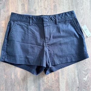 Gap City Shorts Womens‎ Size 6 Black Cotton Casual Walking Hiking Beach